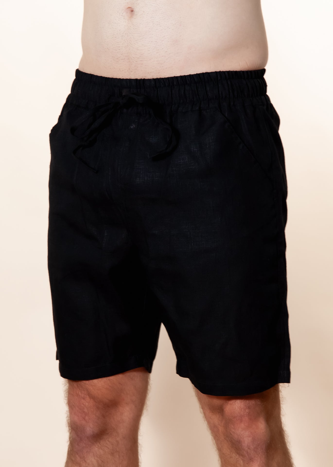 Nero Italian Linen Shorts Mr. Linen Co